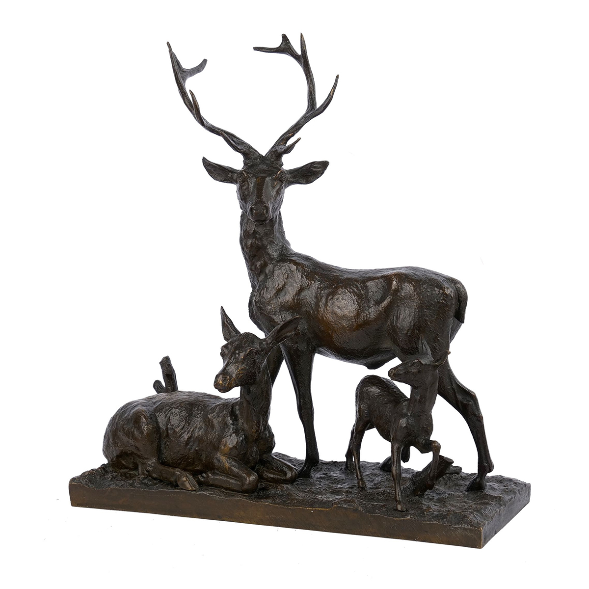 Deer Family Statues