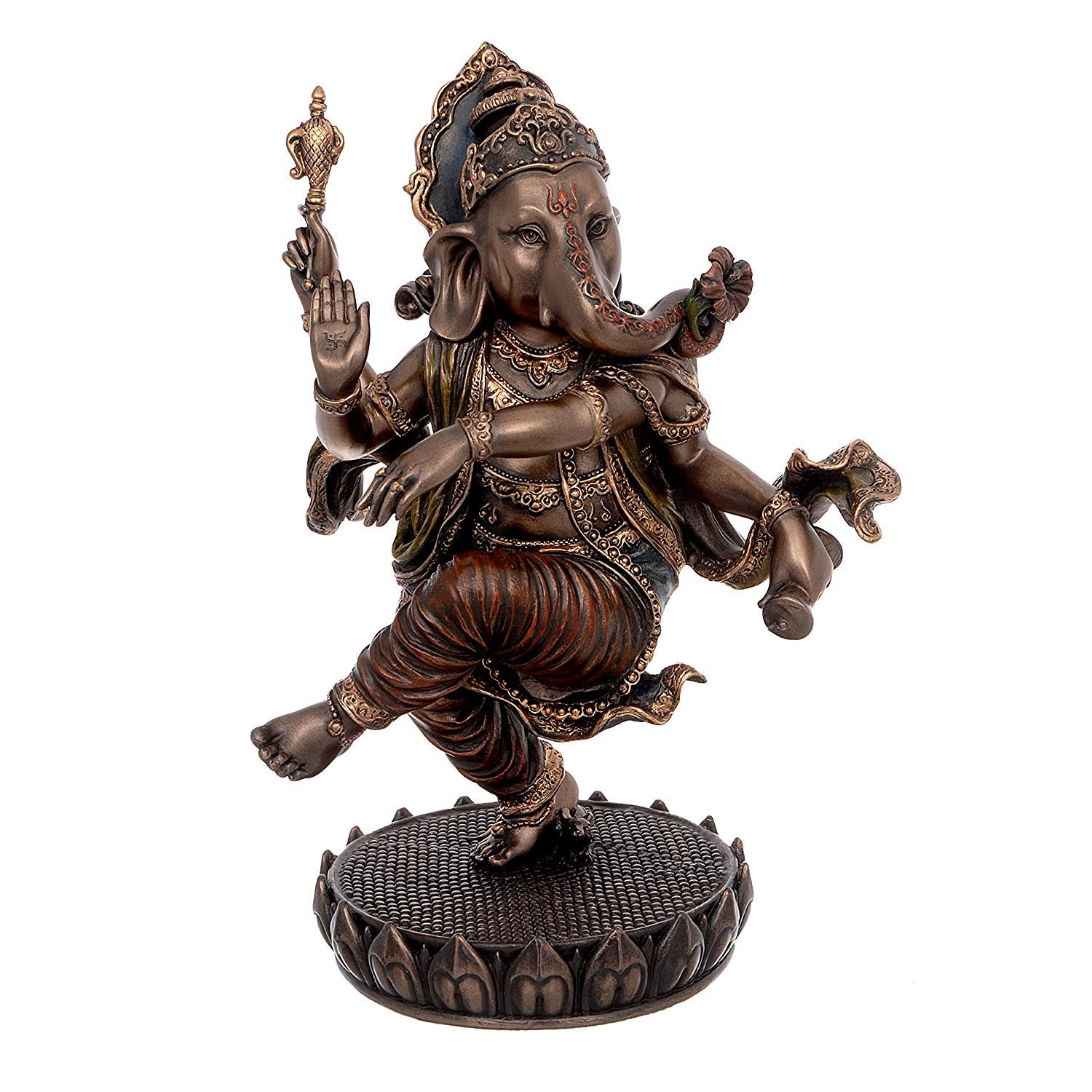 Dancing Ganesha Brass Statue