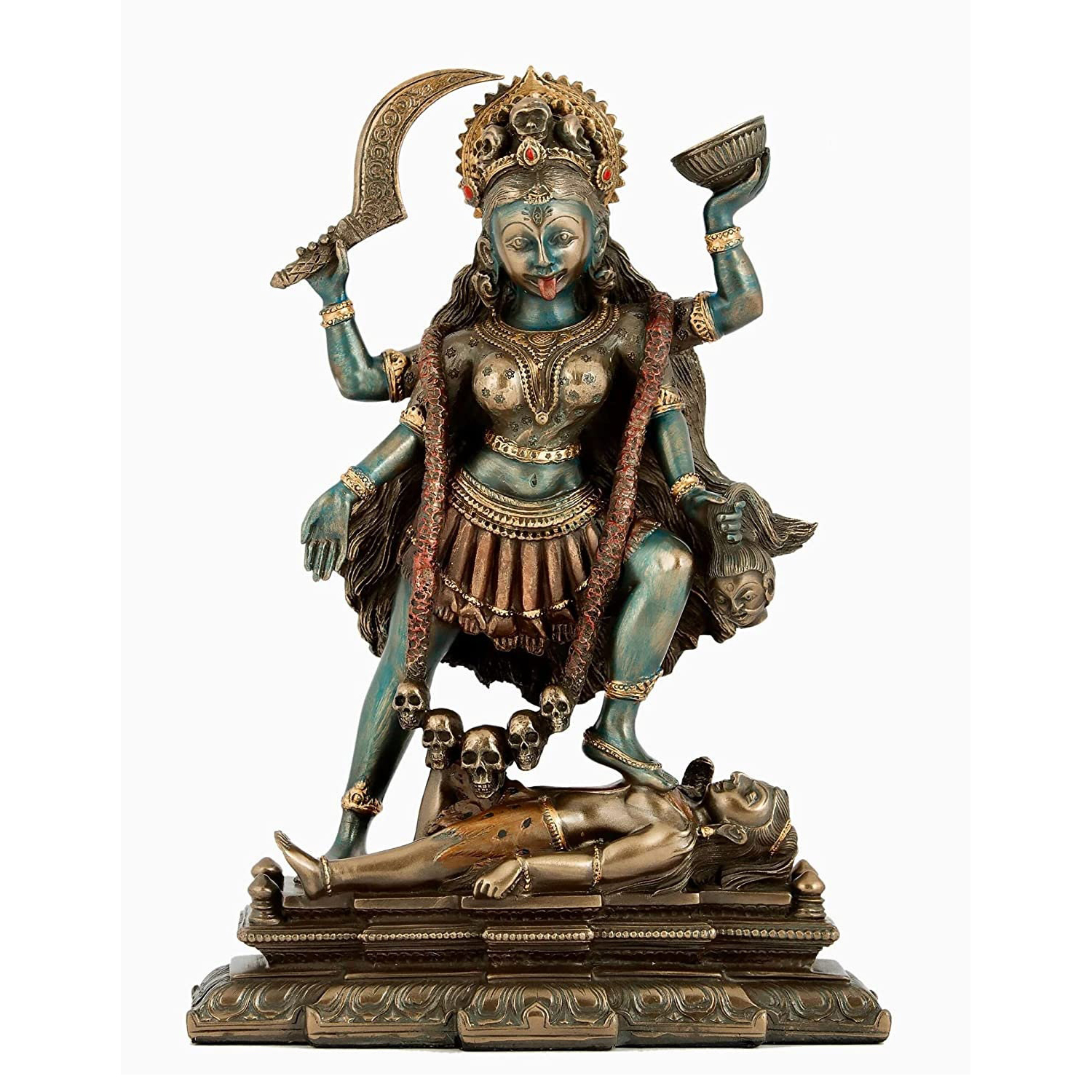 Brass Kali Idol