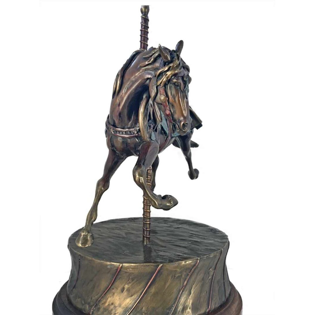 Carousel horse sculpture