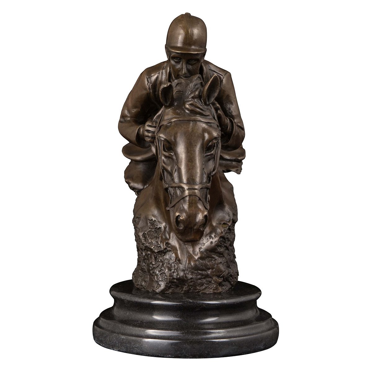 Jockey Horse Statue