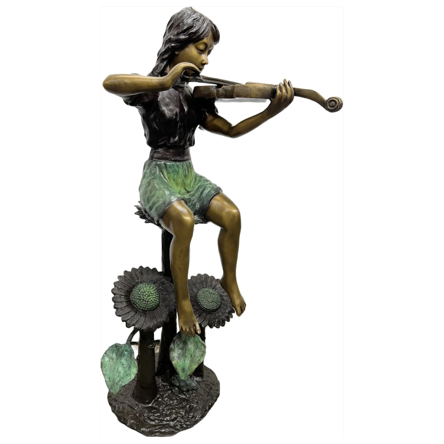 Violin Girl Sculptures