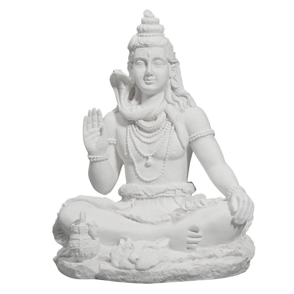 White Marble Shiva Statue