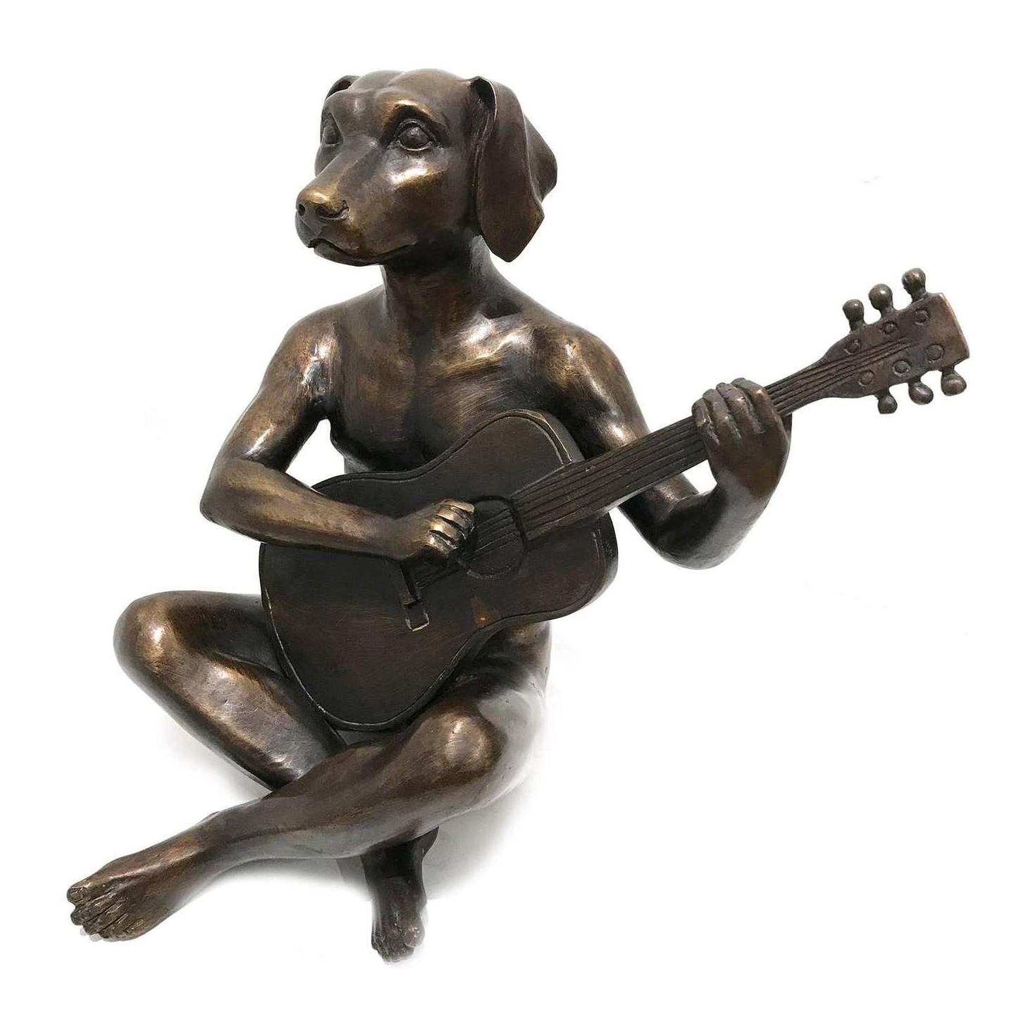 Dog Man Sculpture