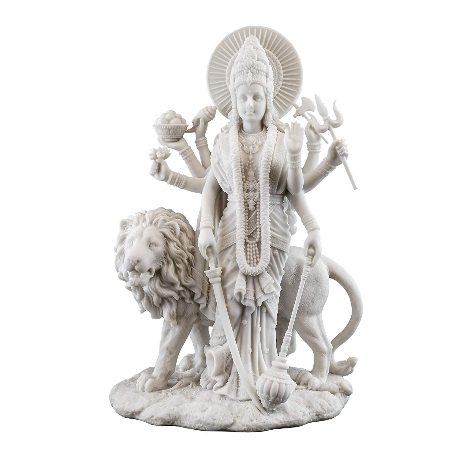 White Marble Durga Statue