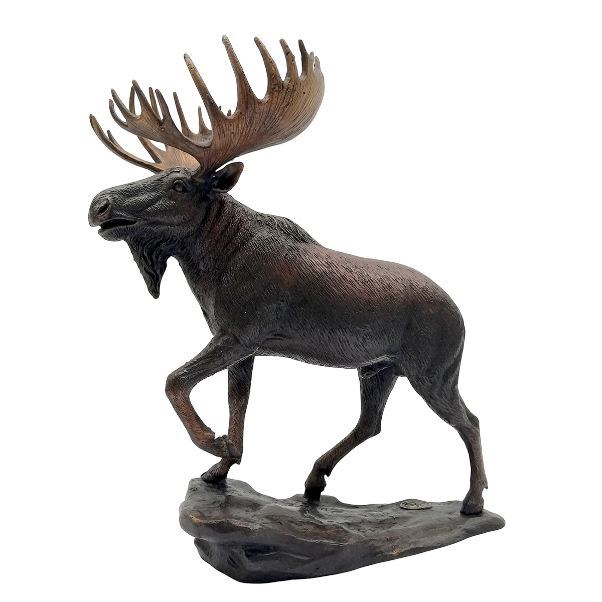 Bronze Moose Sculpture