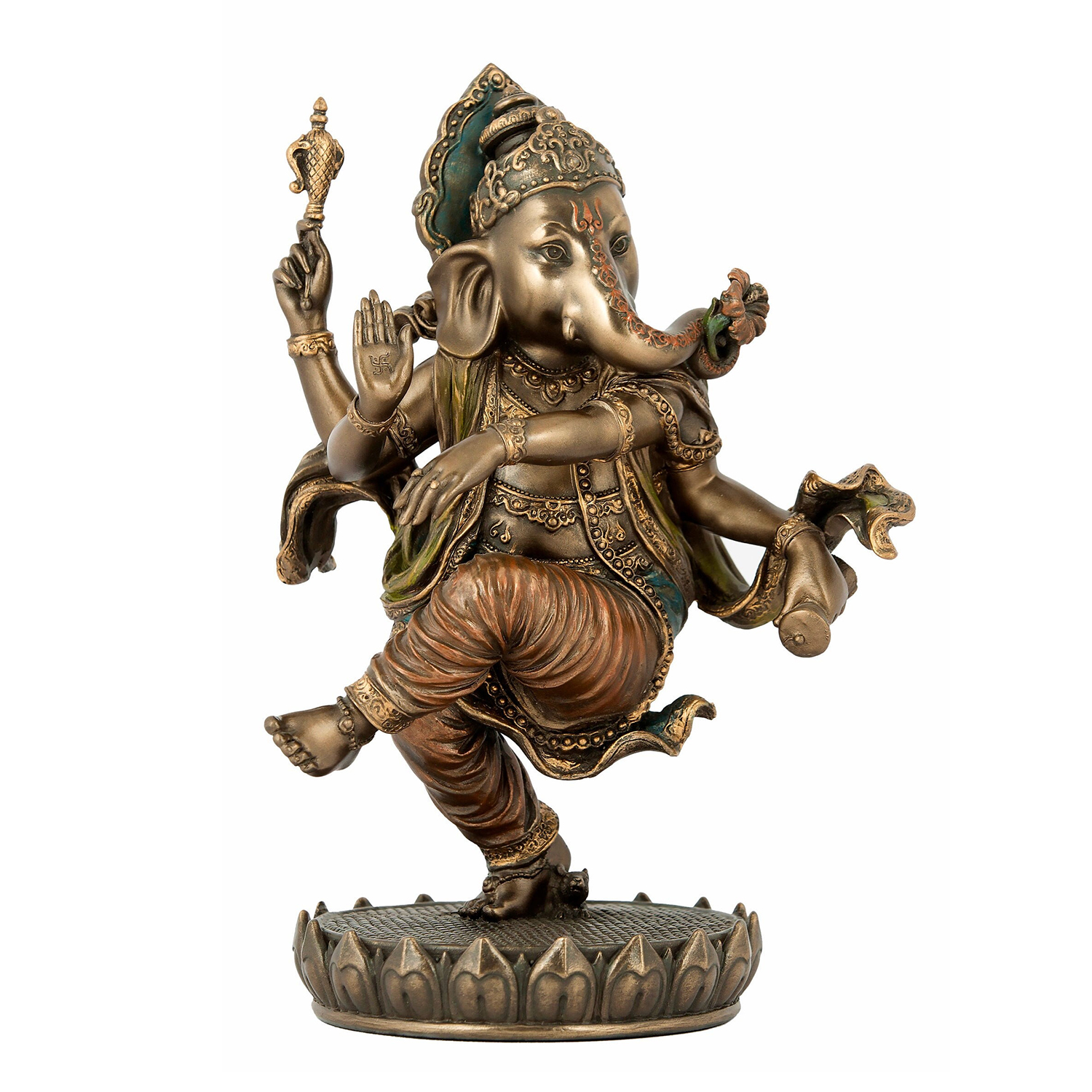 Dancing Ganesha Brass Statue