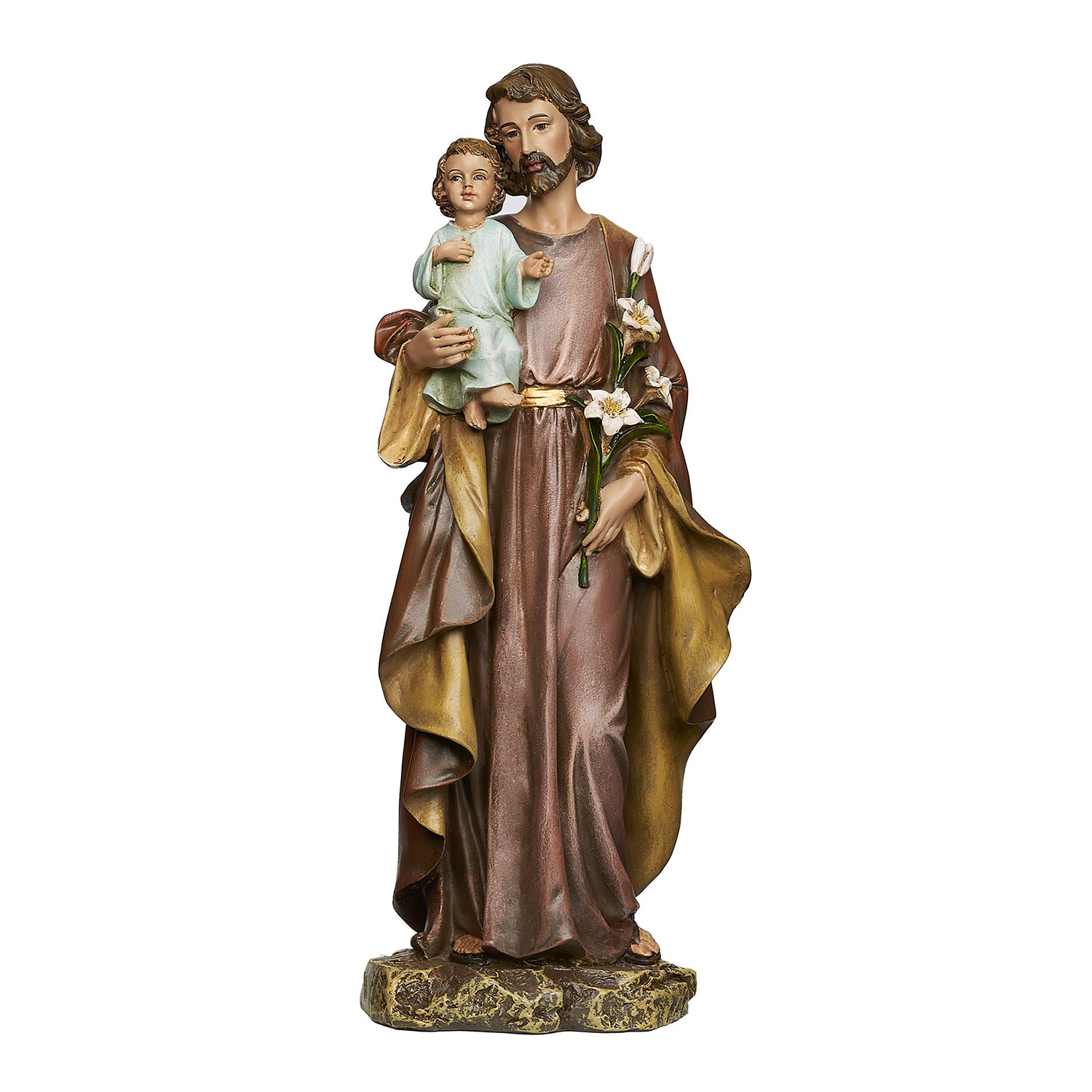 Joseph and Jesus Statue