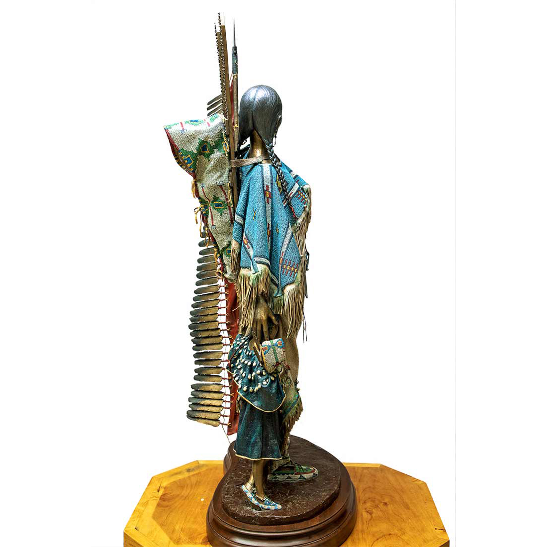 female warrior statue
