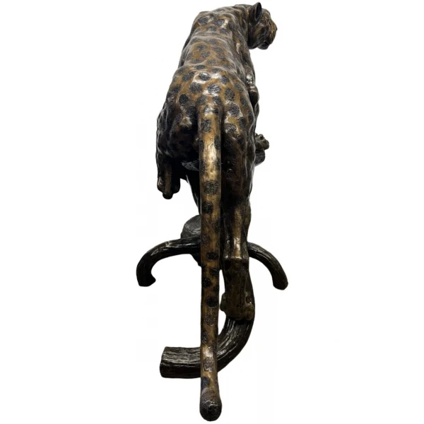 Brass Cheetah Statue