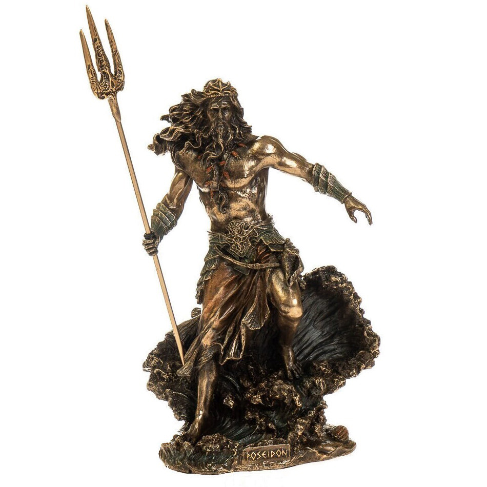 Poseidon Statue Bronze