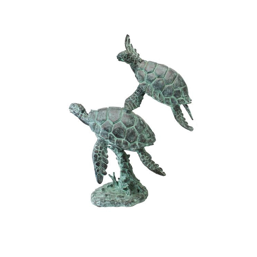 Bronze Sea Turtle sculptures