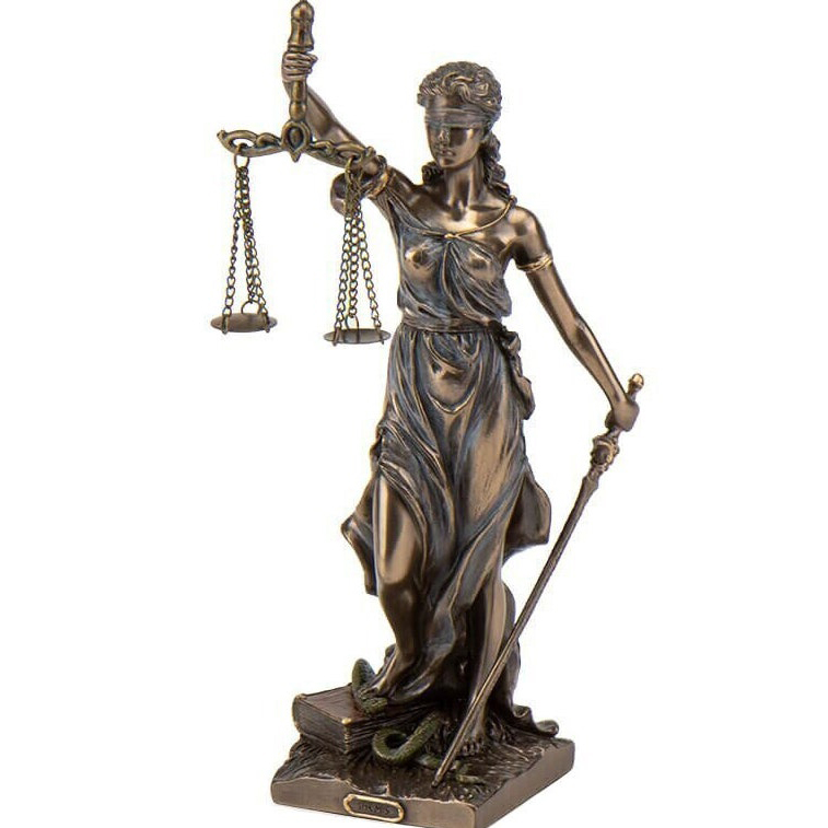 Lady of Justice Sculpture