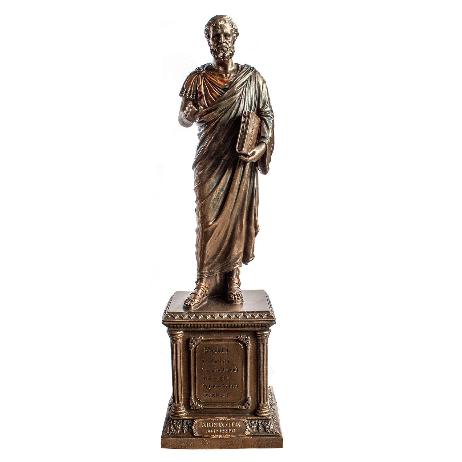 Aristotle Bronze Sculpture