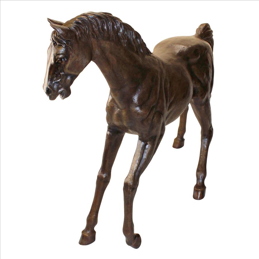 Vintage Brass Horse Figurine