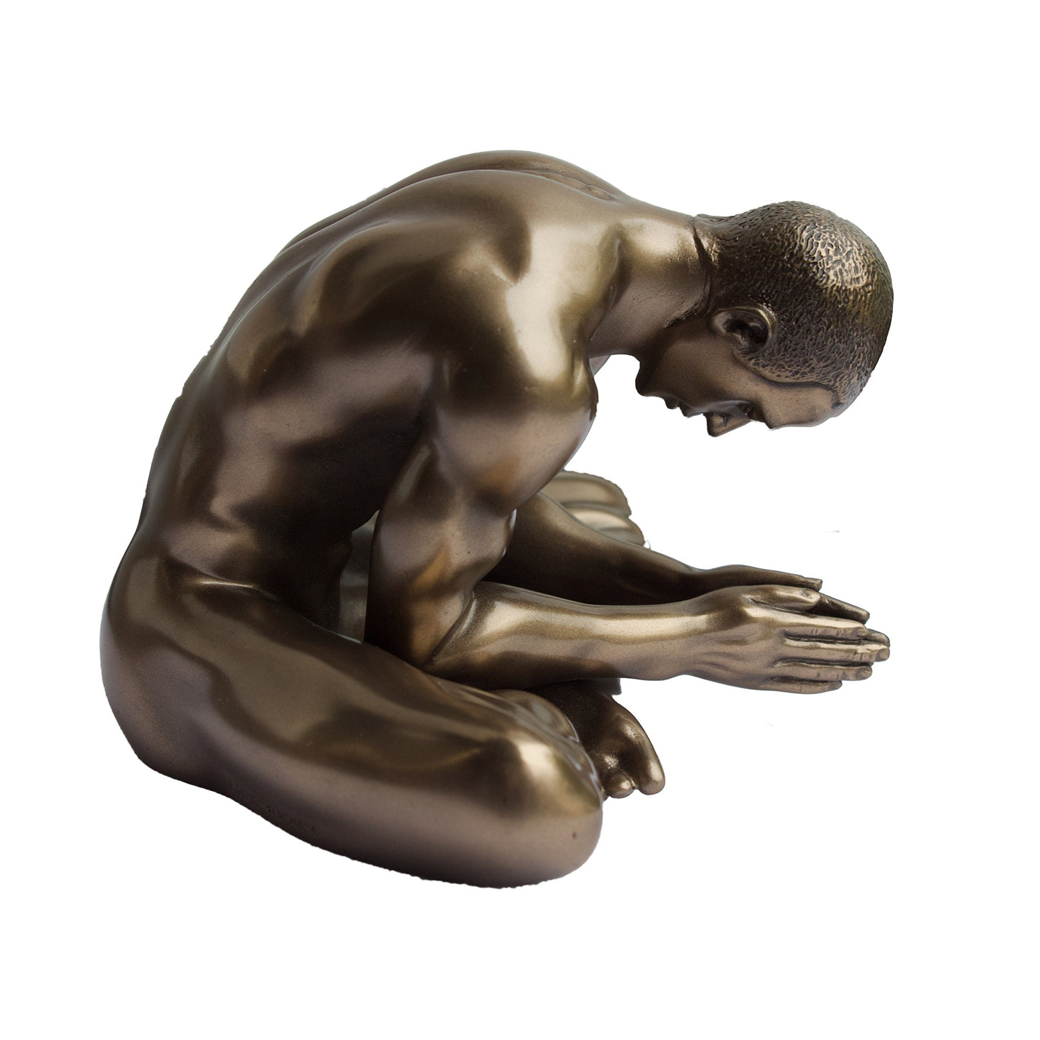 Praying Man Statue