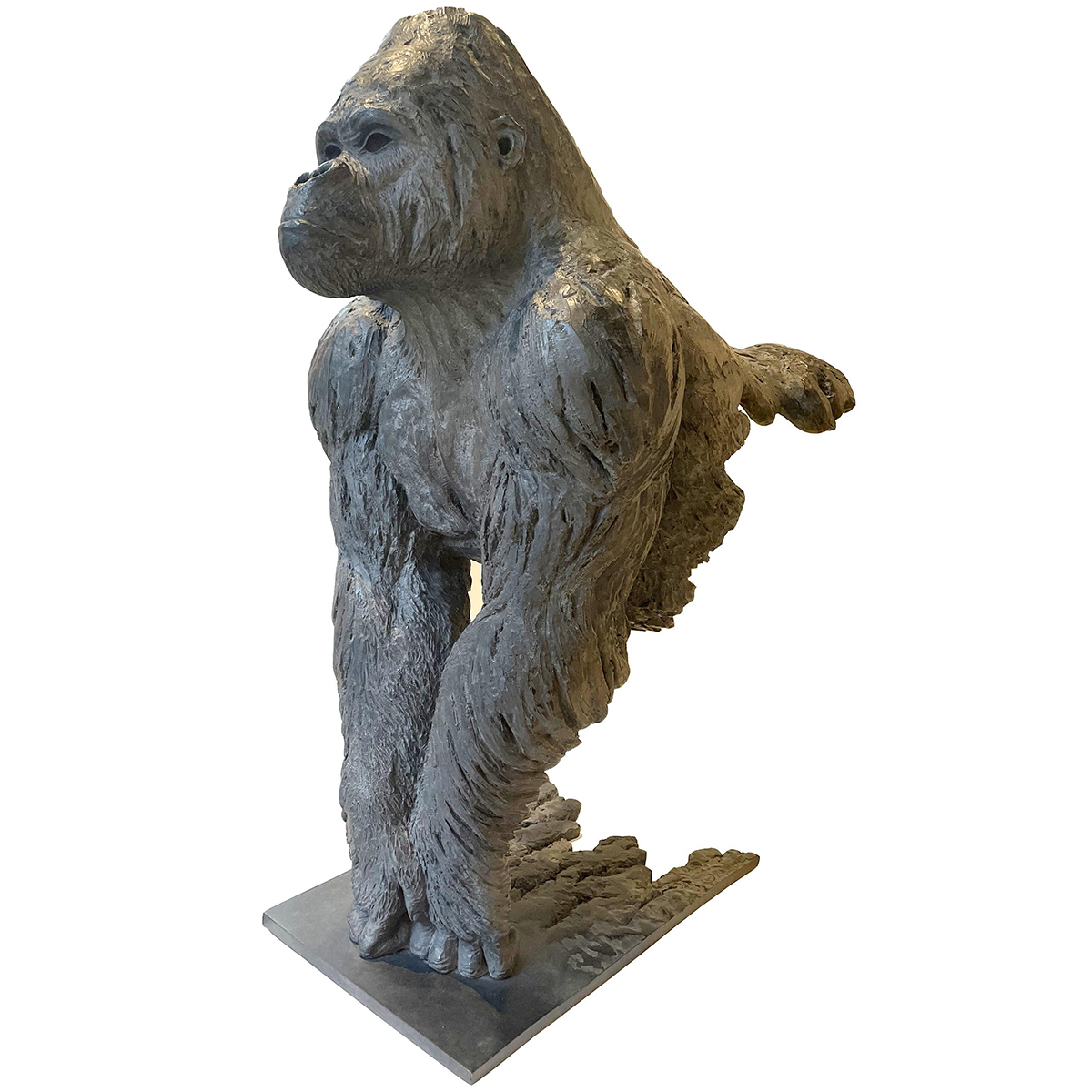 Metal Gorilla Sculpture