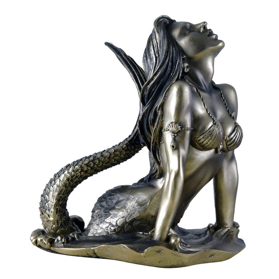 Antique Mermaid Statue