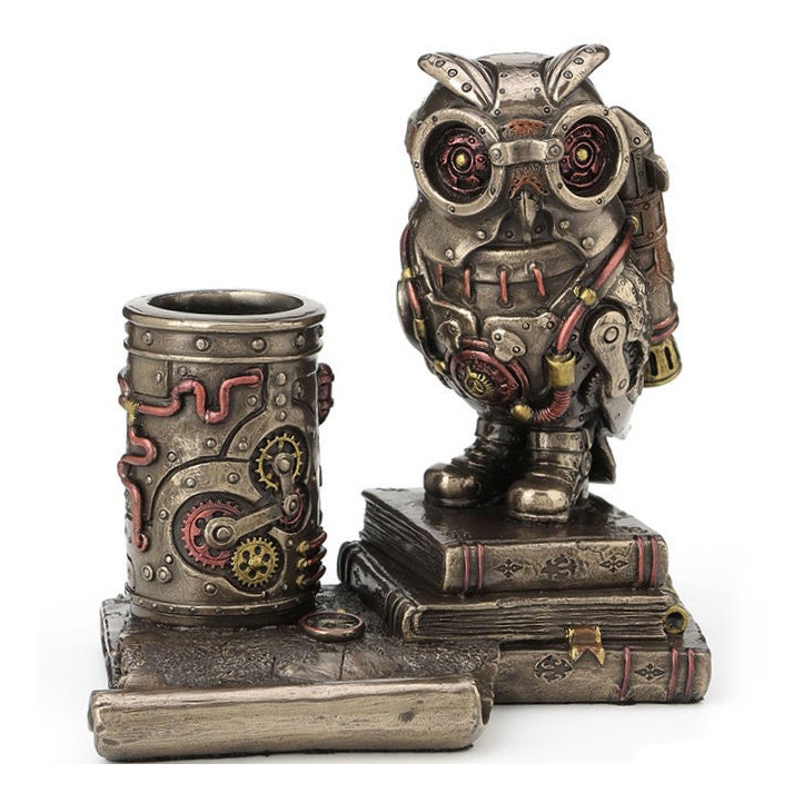 Steampunk Owl Sculpture