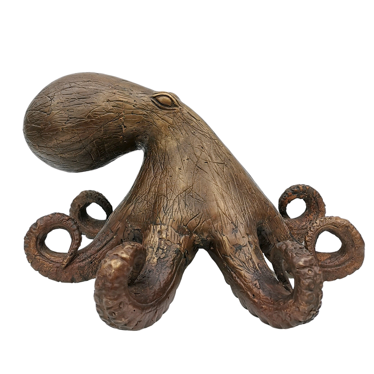 Octopus Bronze Sculpture