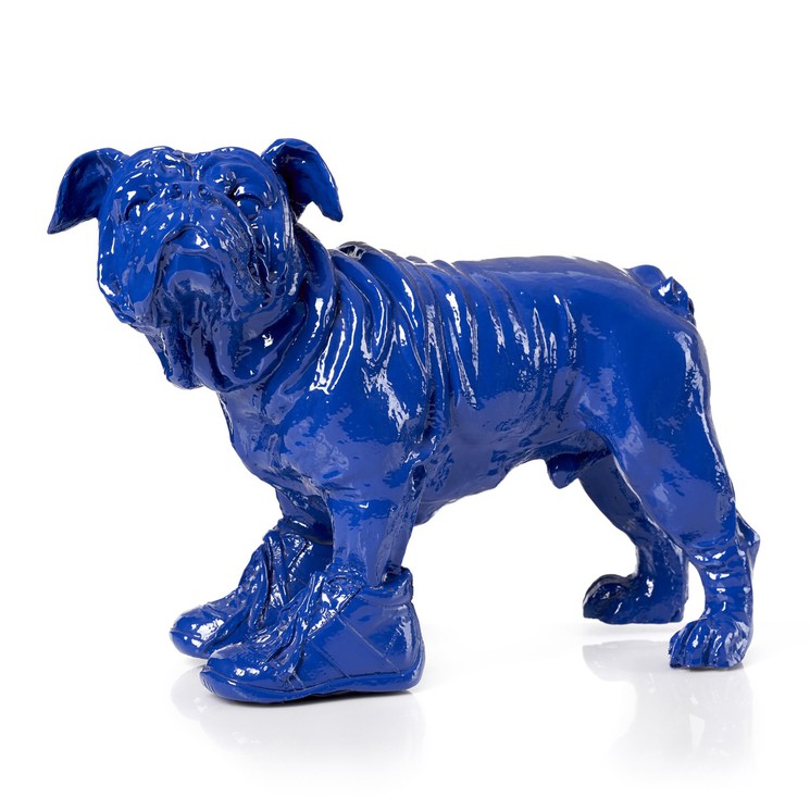 Blue Dog Statue