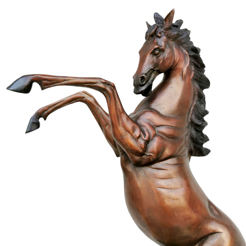 Rearing Horse Figurine