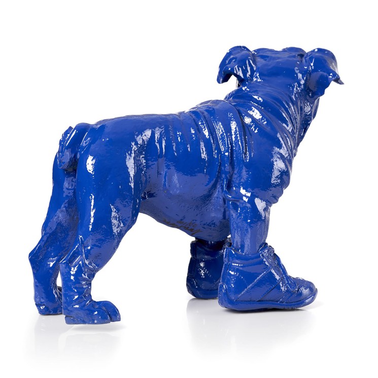 Blue Dog Statue