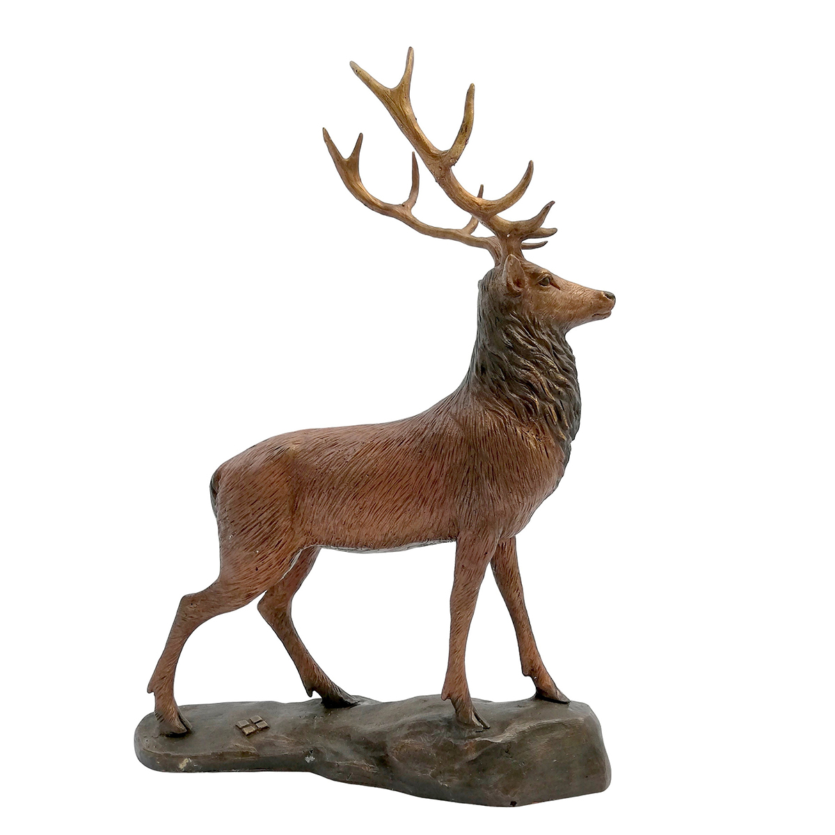 Red Deer Statue