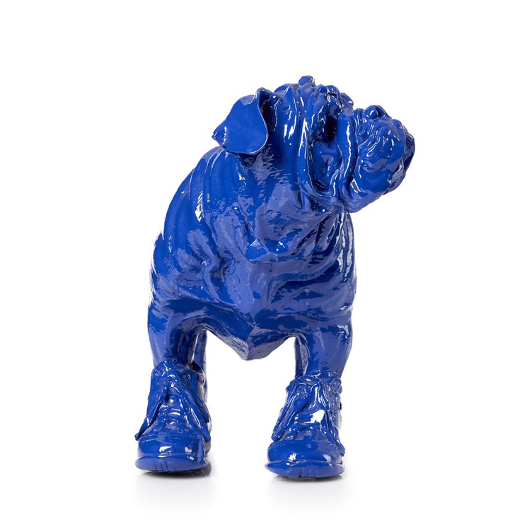 Blue Dog Statue
