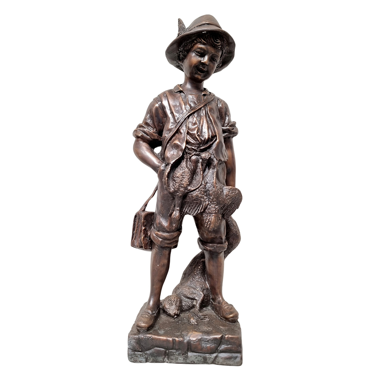 Hunter Boy Statue