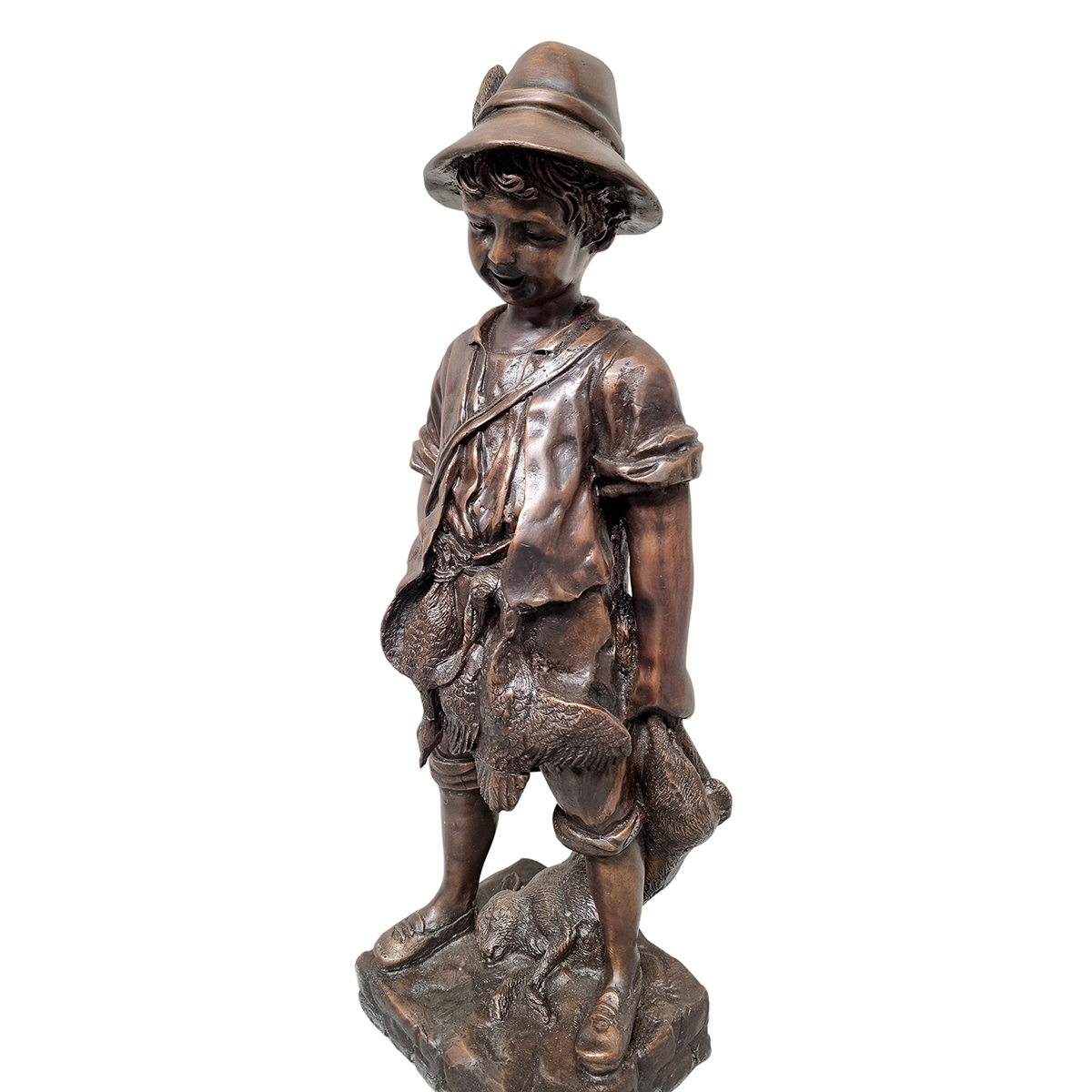 Hunter Boy Statue