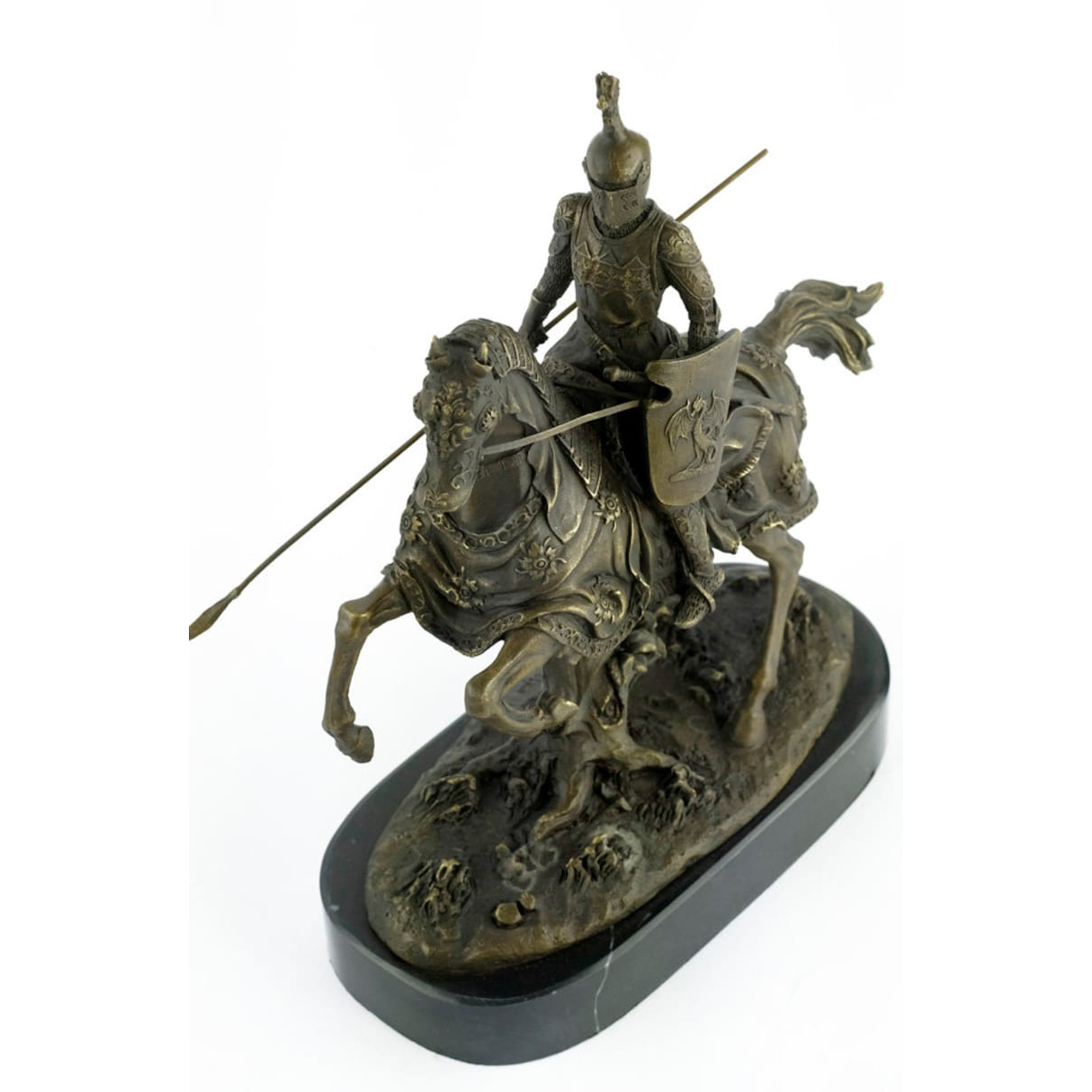 Knight on Horse Figurine