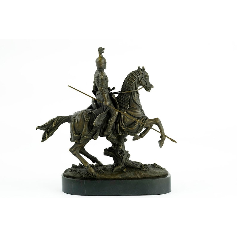 Knight on Horse Figurine
