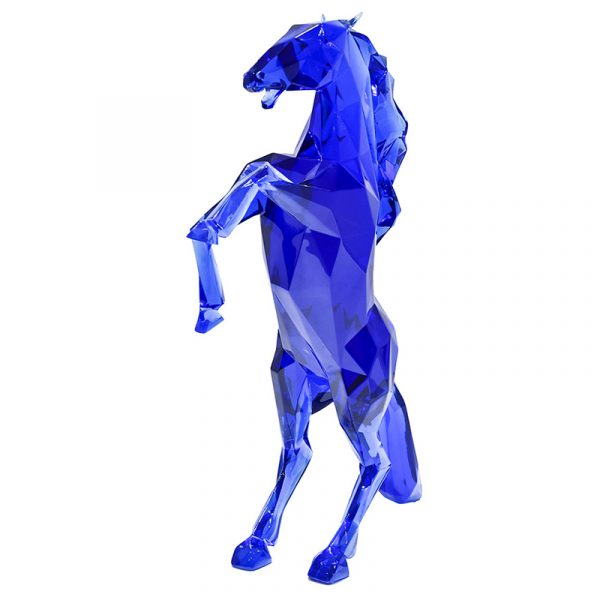 Geometric Horse Sculpture