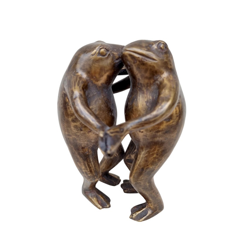 Dancing Frog Garden Statue