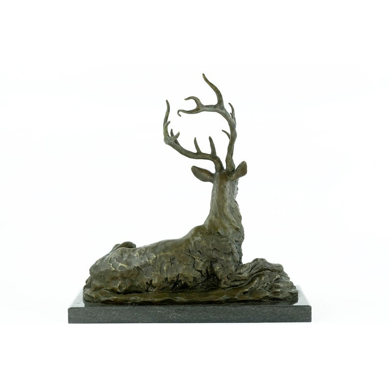 Resting Deer Statue