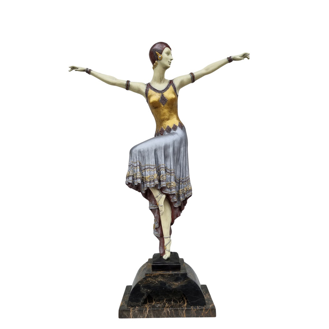 Metal Dancer Sculpture