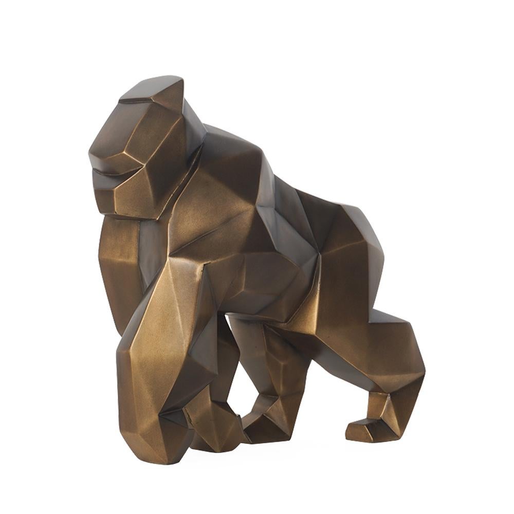 Geometric Gorilla Statue