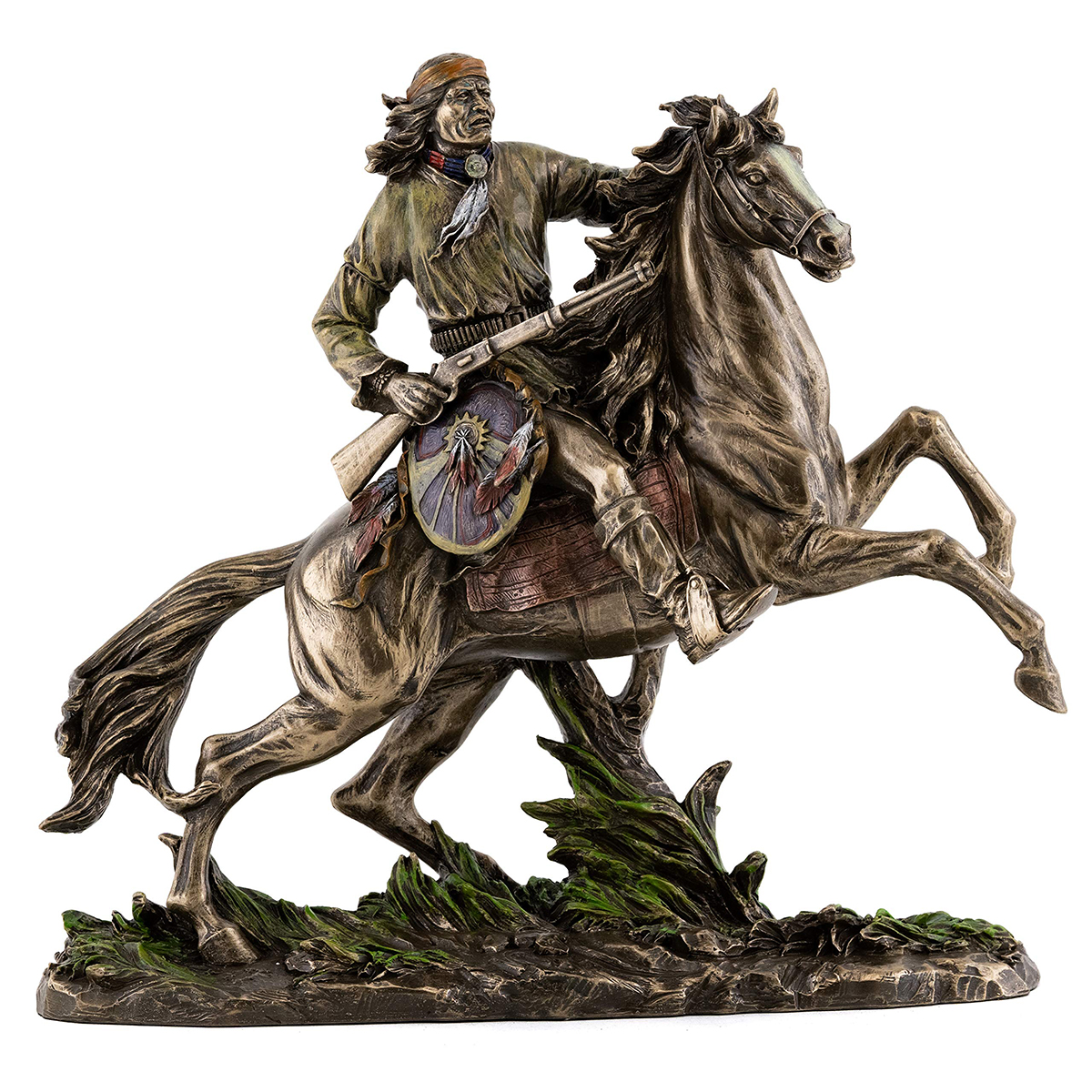 Indian Statue on Horse