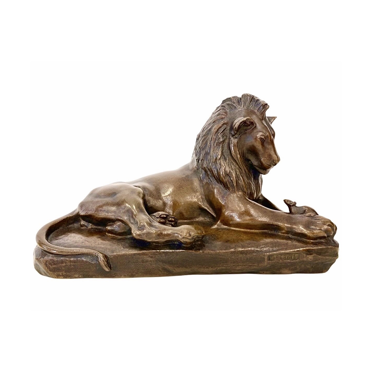 Bronze Lion Sculpture
