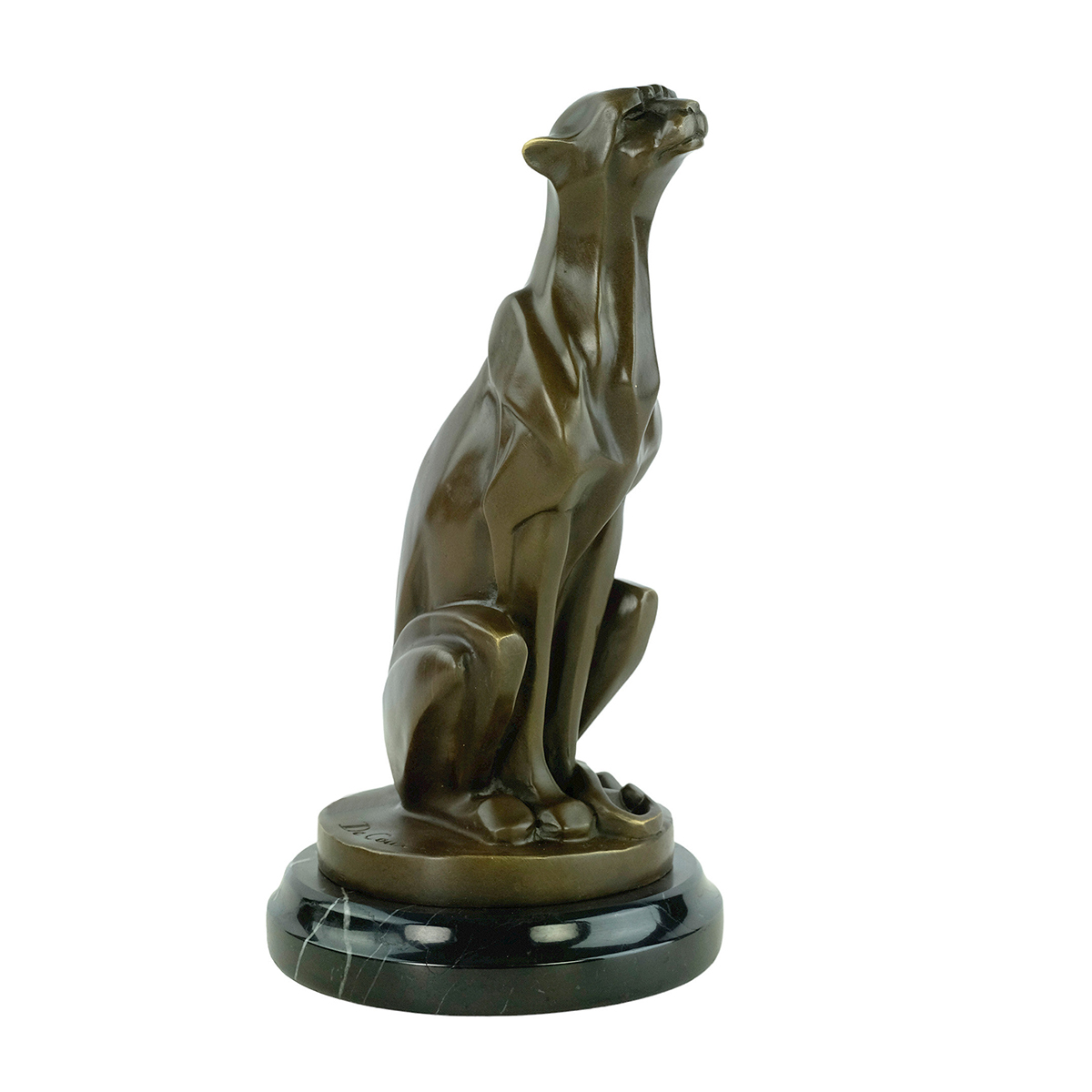 Sitting Cheetah Statue