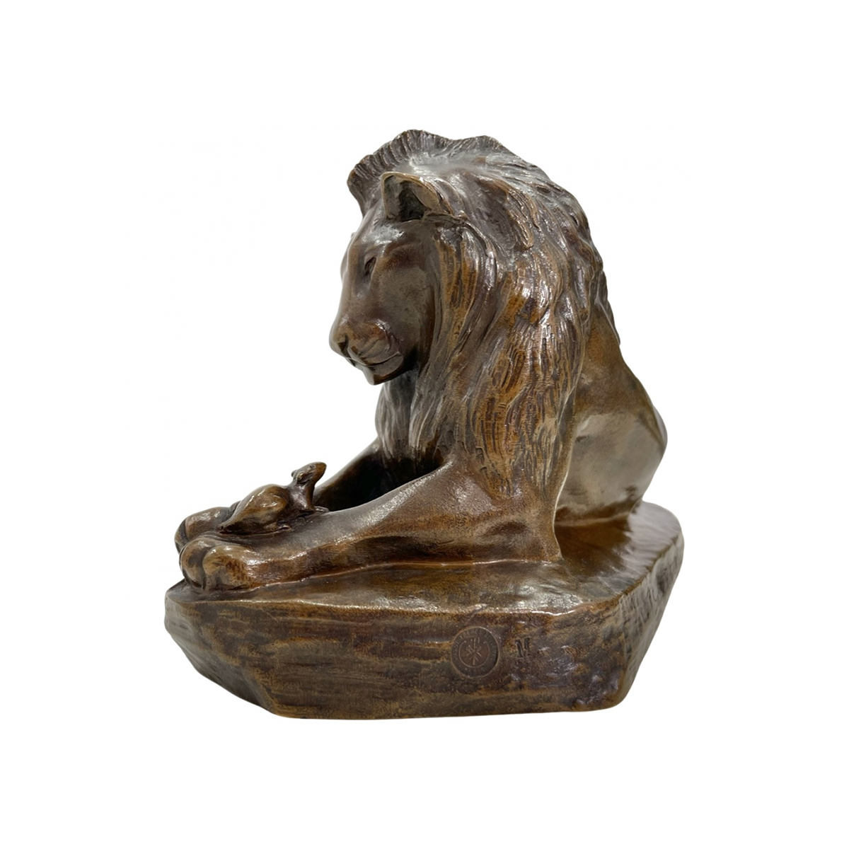 Bronze Lion Sculpture