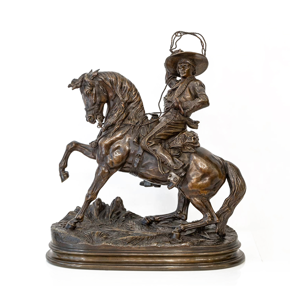 Horse and Rider Statue