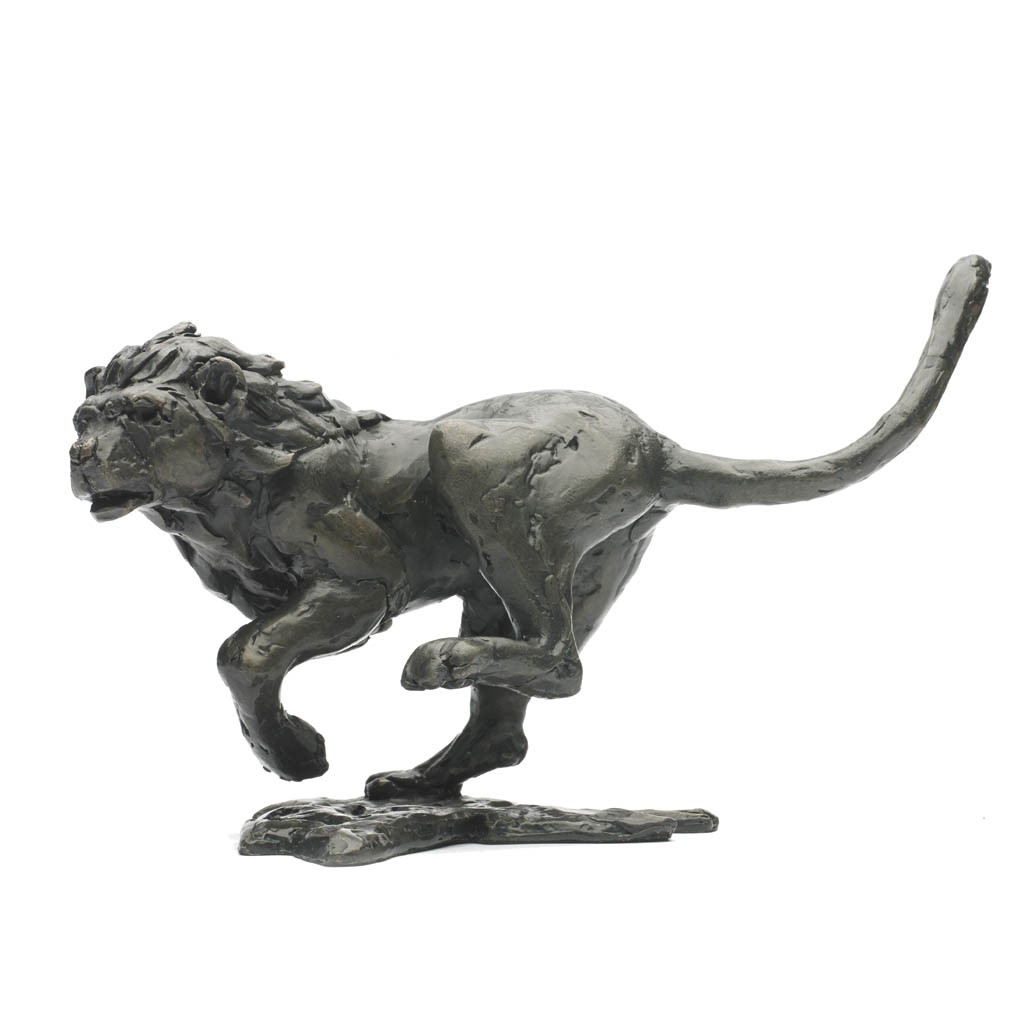 Metal Lion Statue