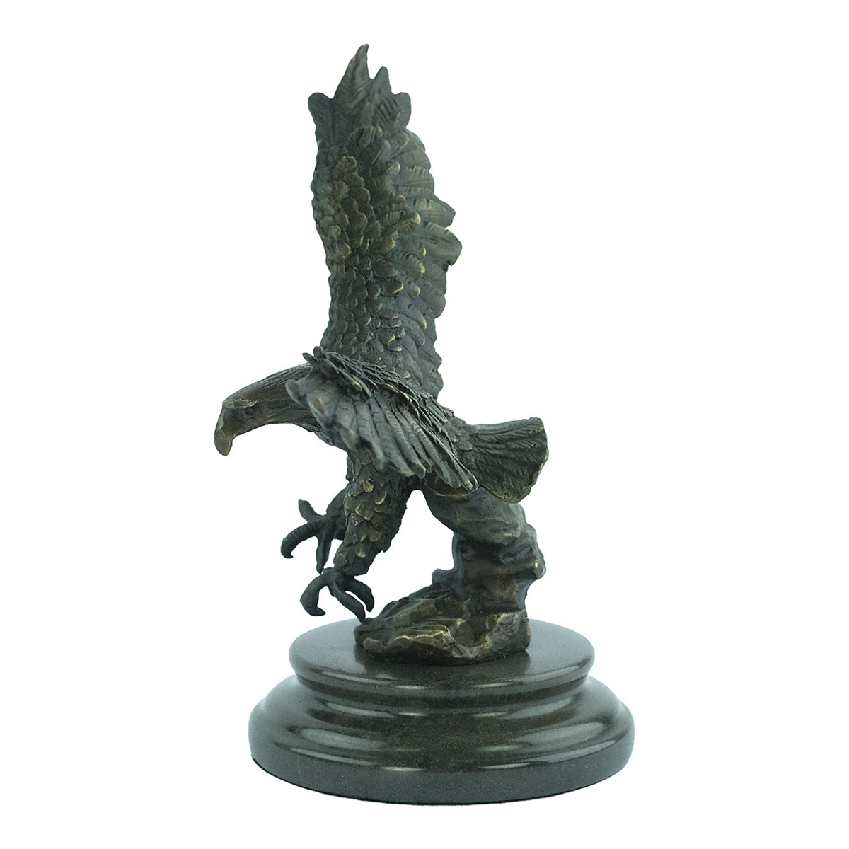Antique Brass Eagle Statue