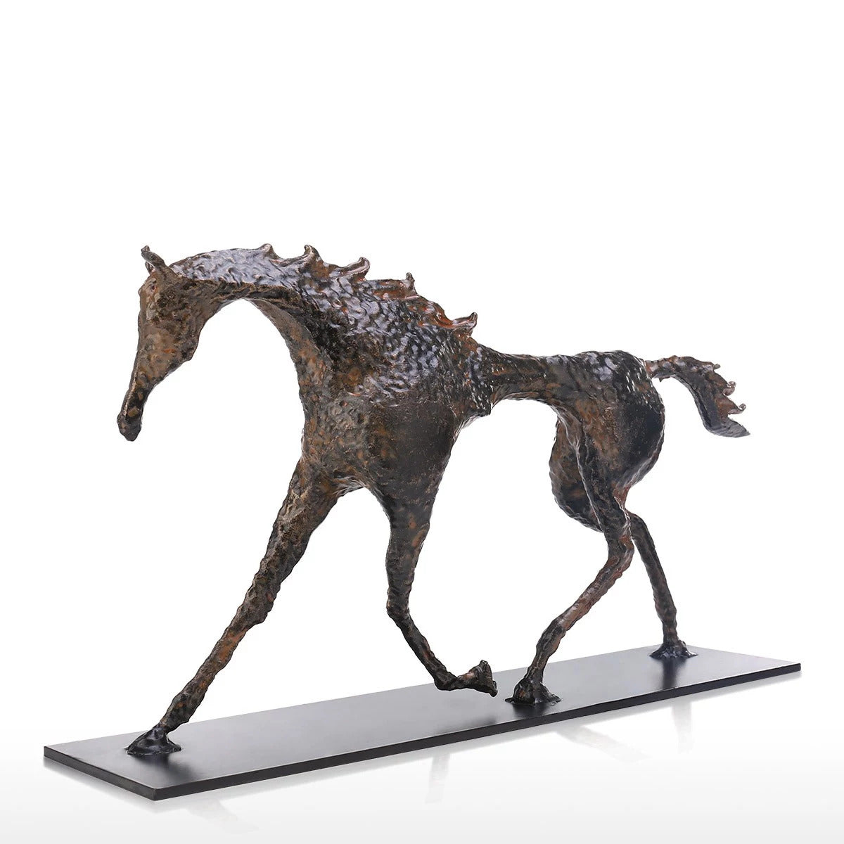 Abstract Horse Sculpture