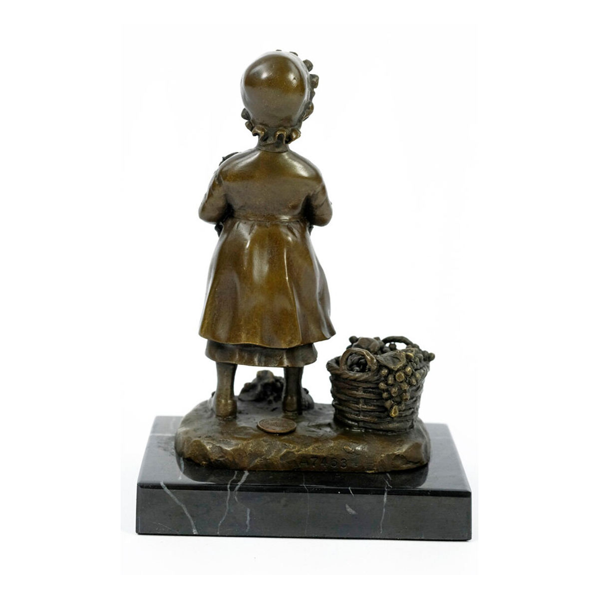 Girl with Grapes Figurine
