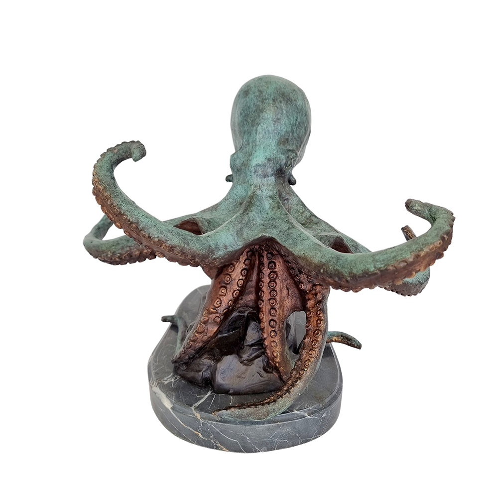 Metal Octopus Sculpture