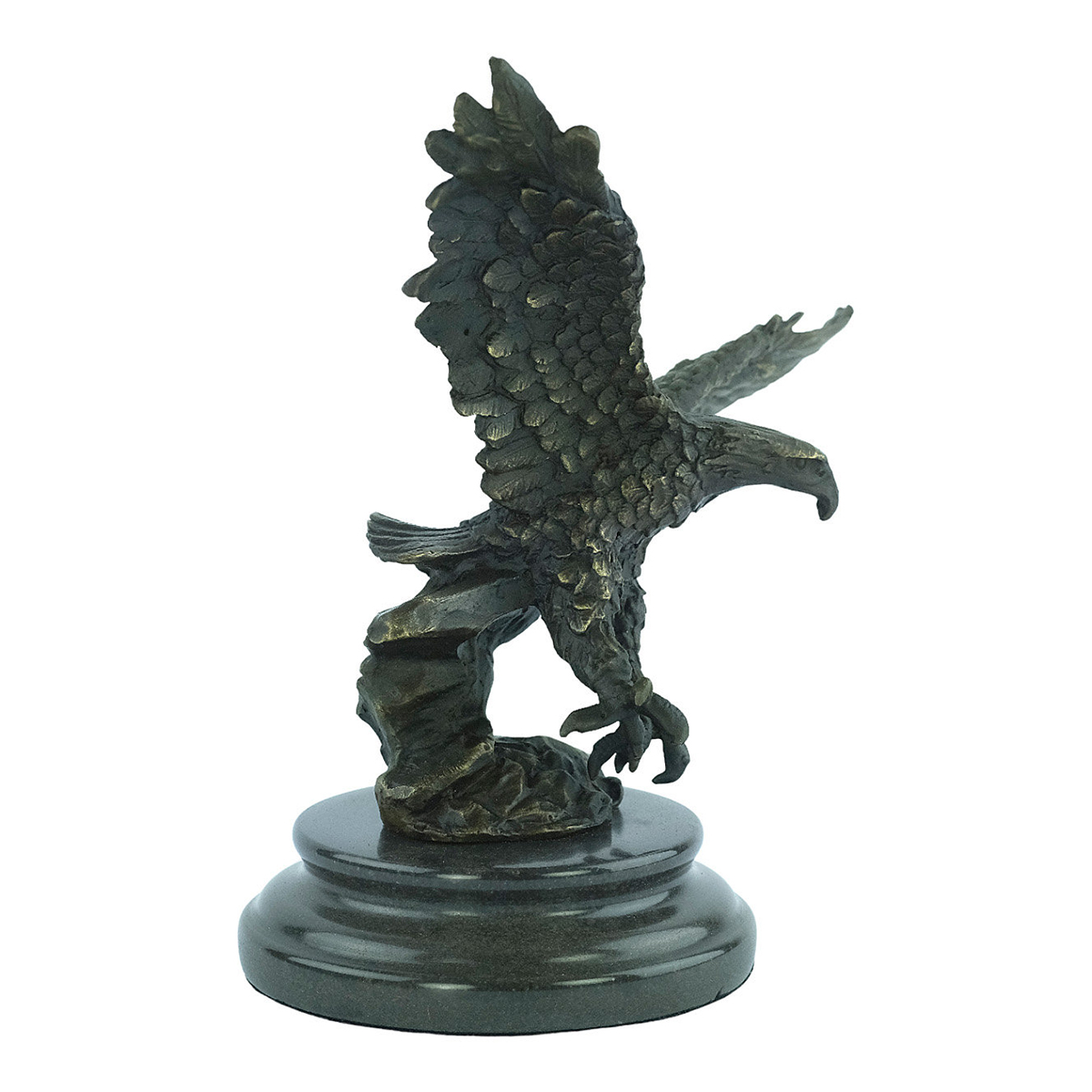 Antique Brass Eagle Statue