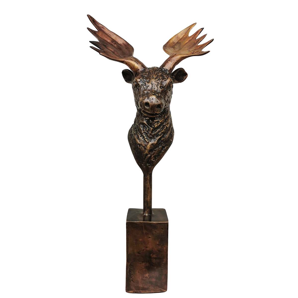 Moose Head Sculpture